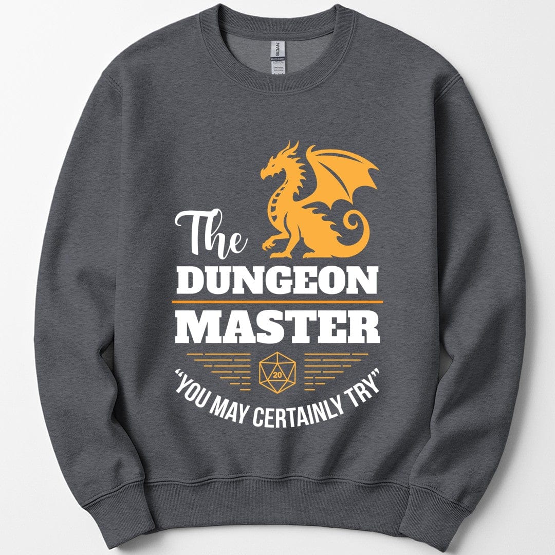 Printify Sweatshirt Dark Heather / S Dungeon Master Sweatshirt