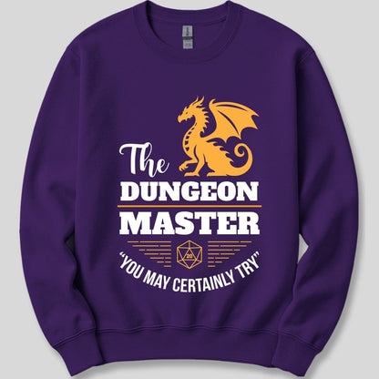 Printify Sweatshirt Purple / S Dungeon Master Sweatshirt