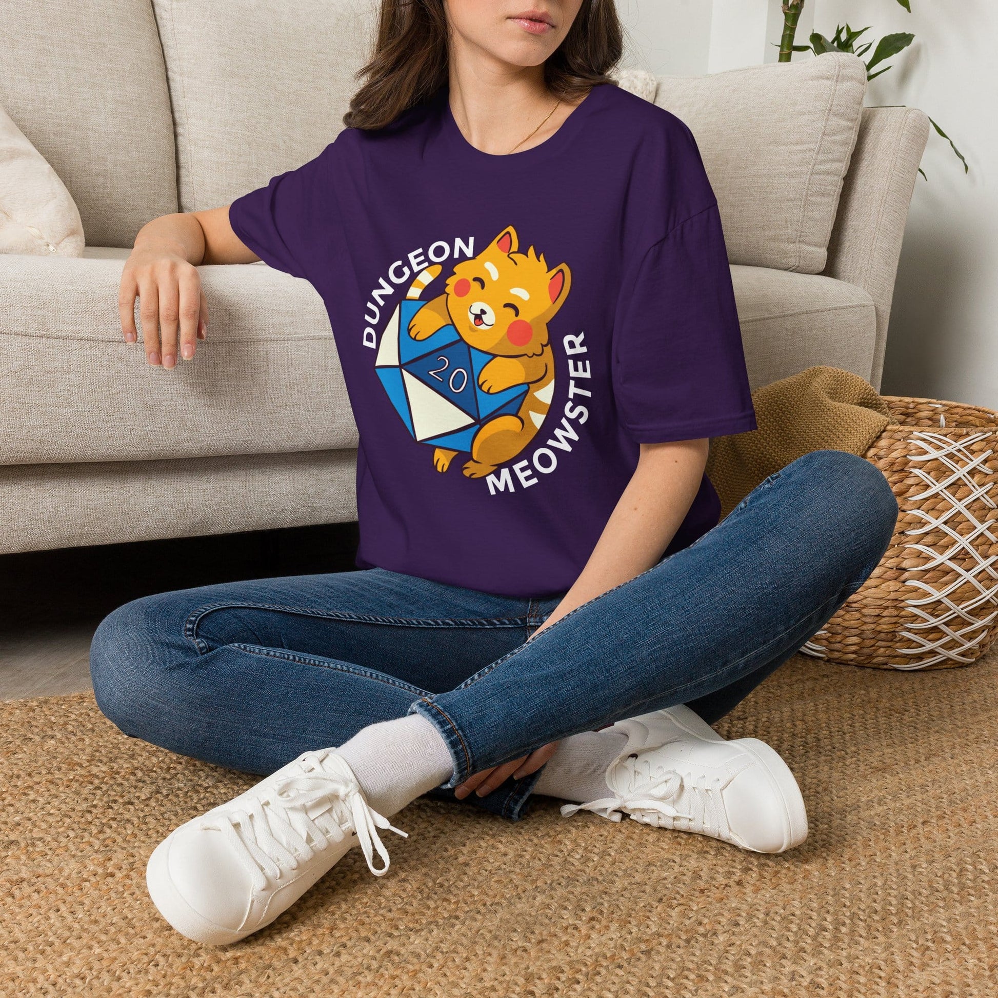 Printify T-Shirt Dungeon Meowster T-Shirt