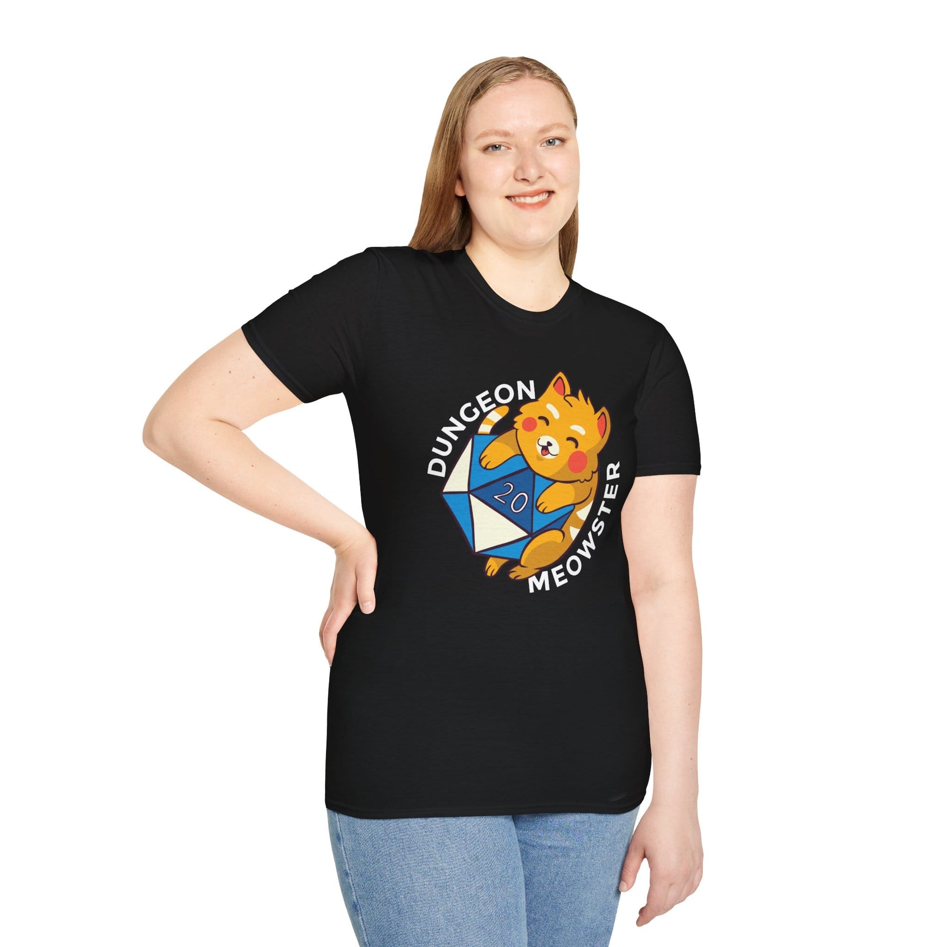 Printify T-Shirt Dungeon Meowster T-Shirt