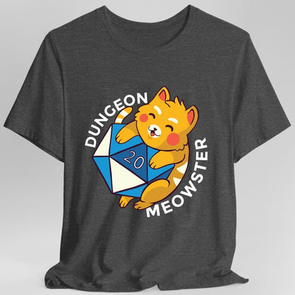 Printify T-Shirt Dark Heather / S Dungeon Meowster T-Shirt