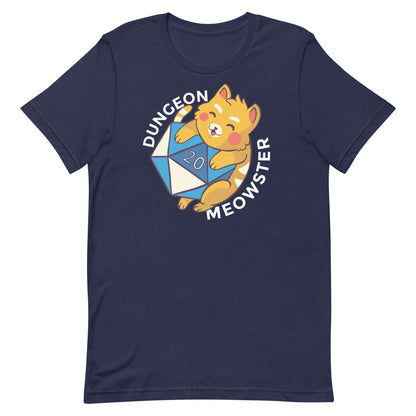 Printify T-Shirt Navy / S Dungeon Meowster T-Shirt