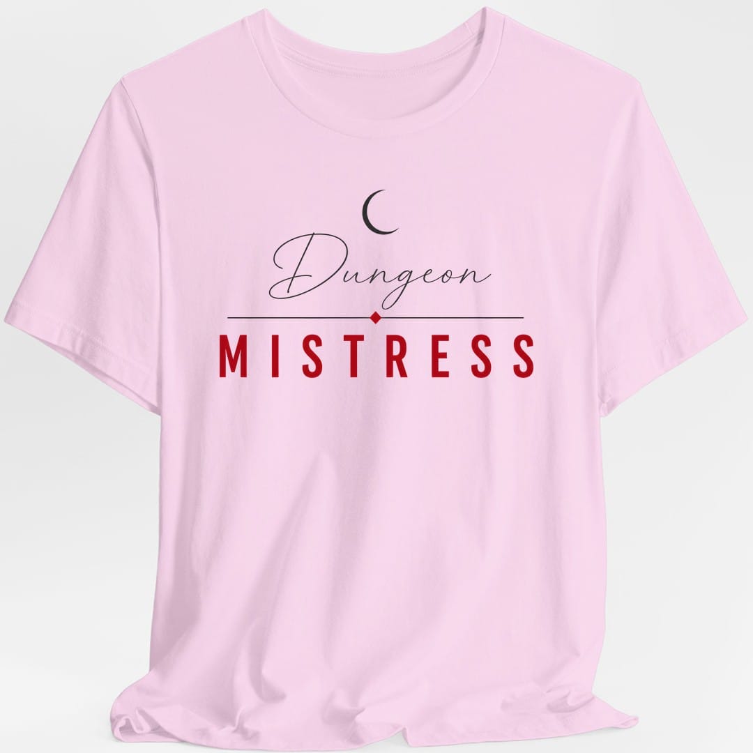 Printify T-Shirt Light Pink / S Dungeon Mistress Minimal T-Shirt
