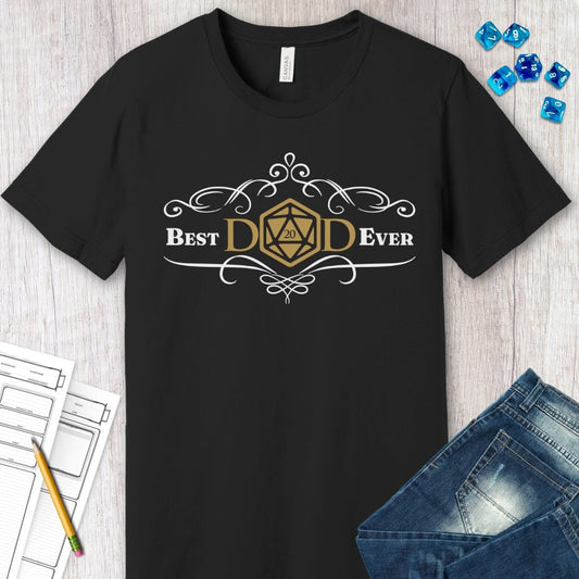 Printify T-Shirt Dungeons and Dragons Dad Shirt