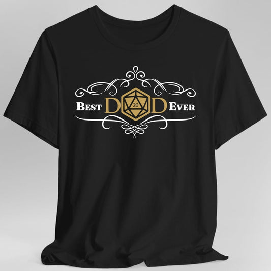 Printify T-Shirt Black / S Dungeons and Dragons Dad Shirt