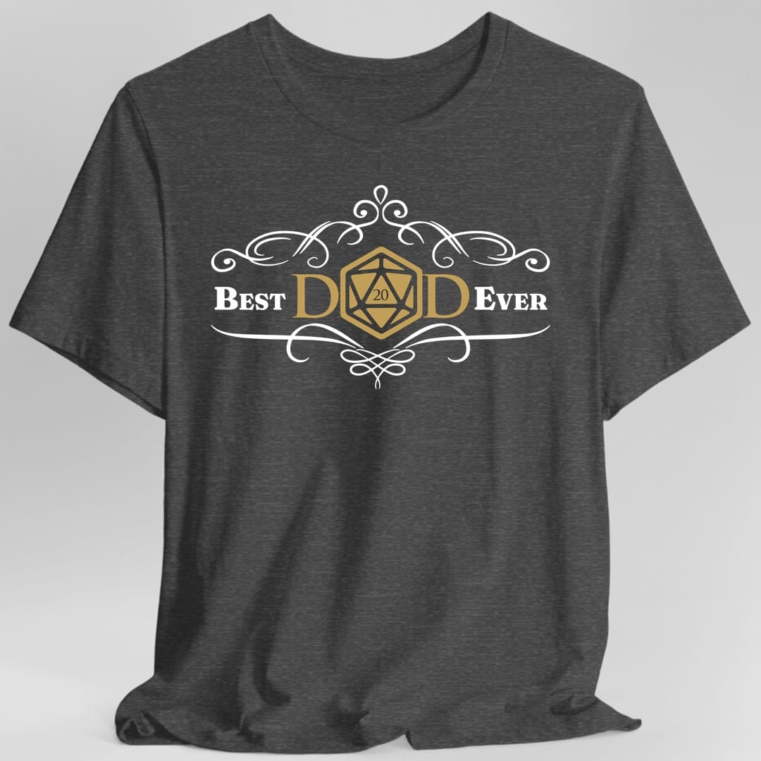 Printify T-Shirt Dark Heather / S Dungeons and Dragons Dad Shirt