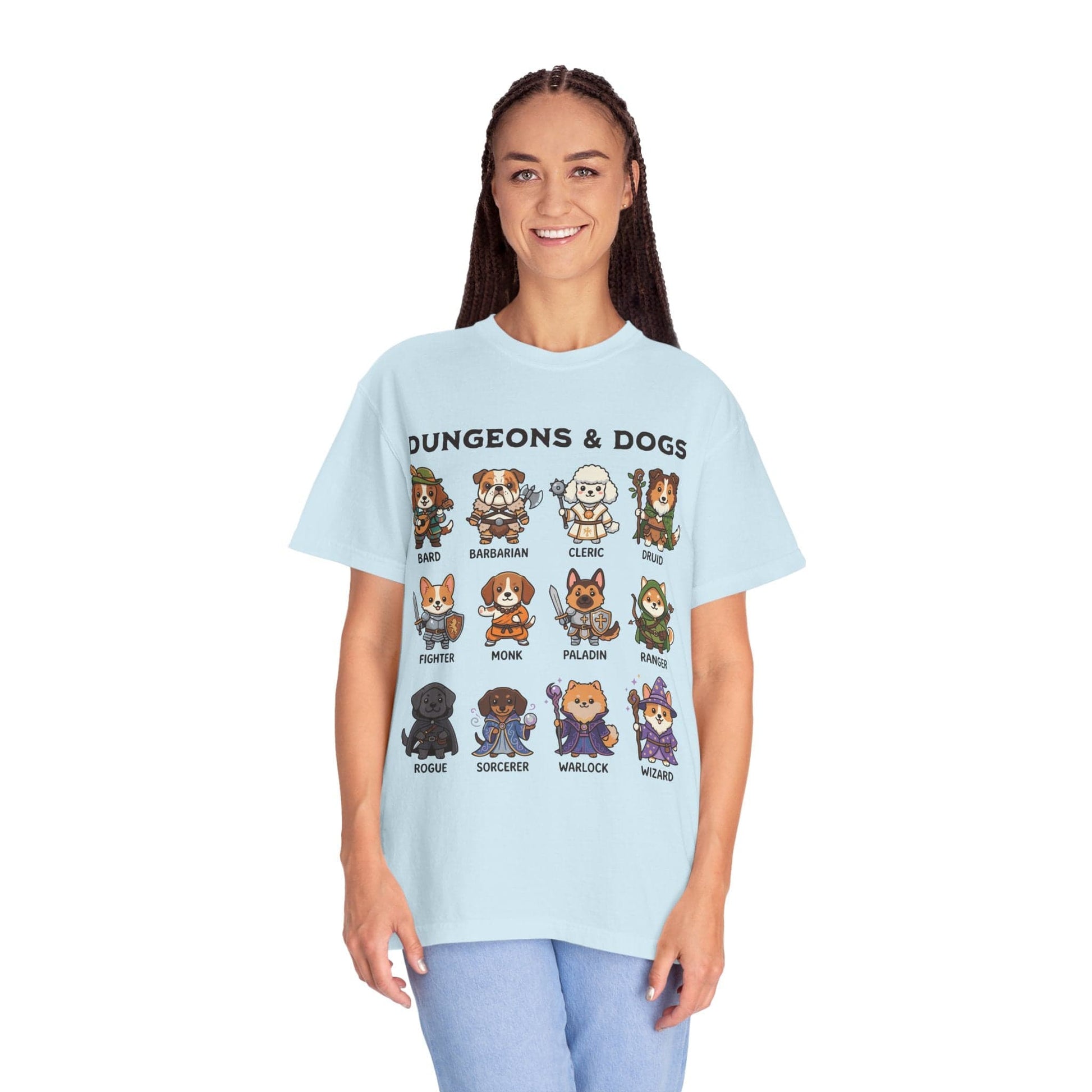 Printify T-Shirt Dungeons & Dogs T-shirt - Comfort Colors