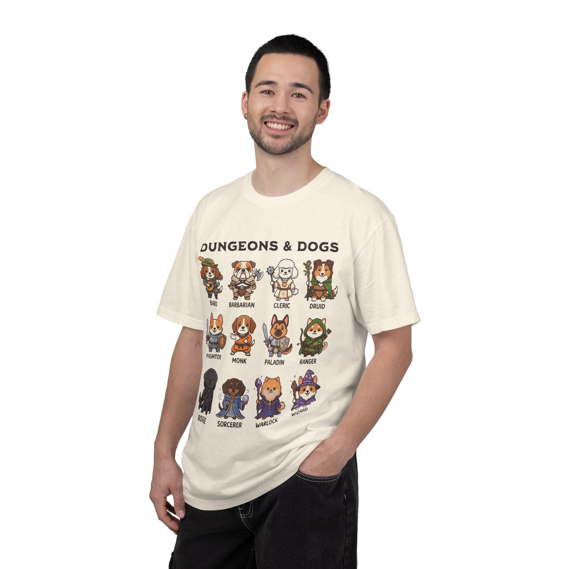 Printify T-Shirt Dungeons & Dogs T-shirt - Comfort Colors