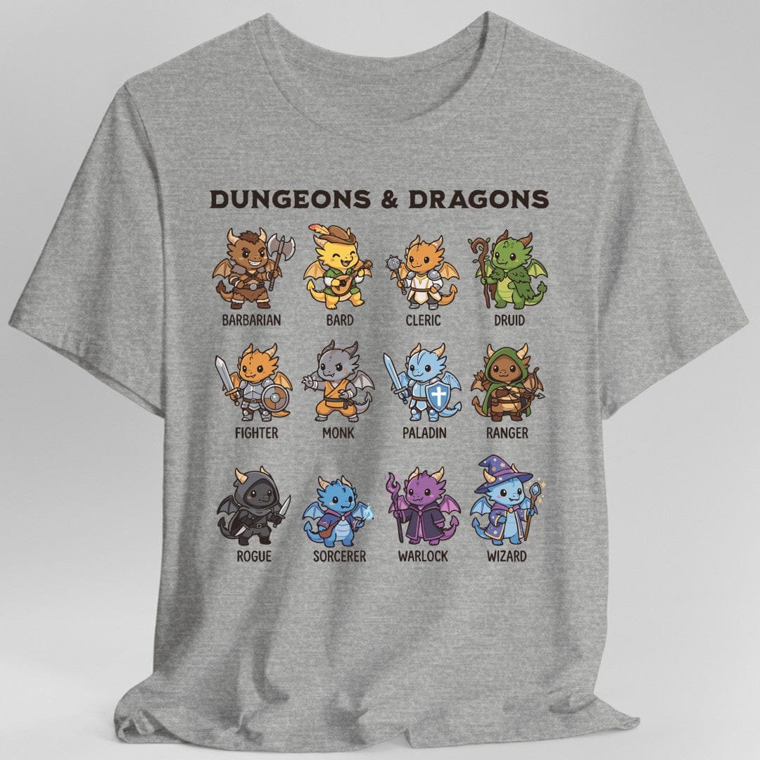 Printify T-Shirt Sport Grey / S Dungeons & Dragons All Classes T-shirt