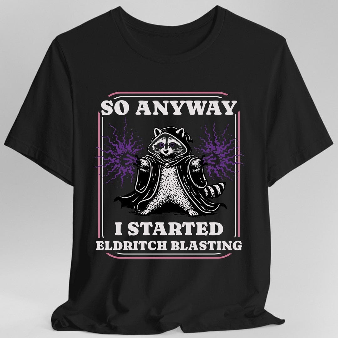 Printify T-Shirt Black / S Eldritch Blast Warlock T-Shirt