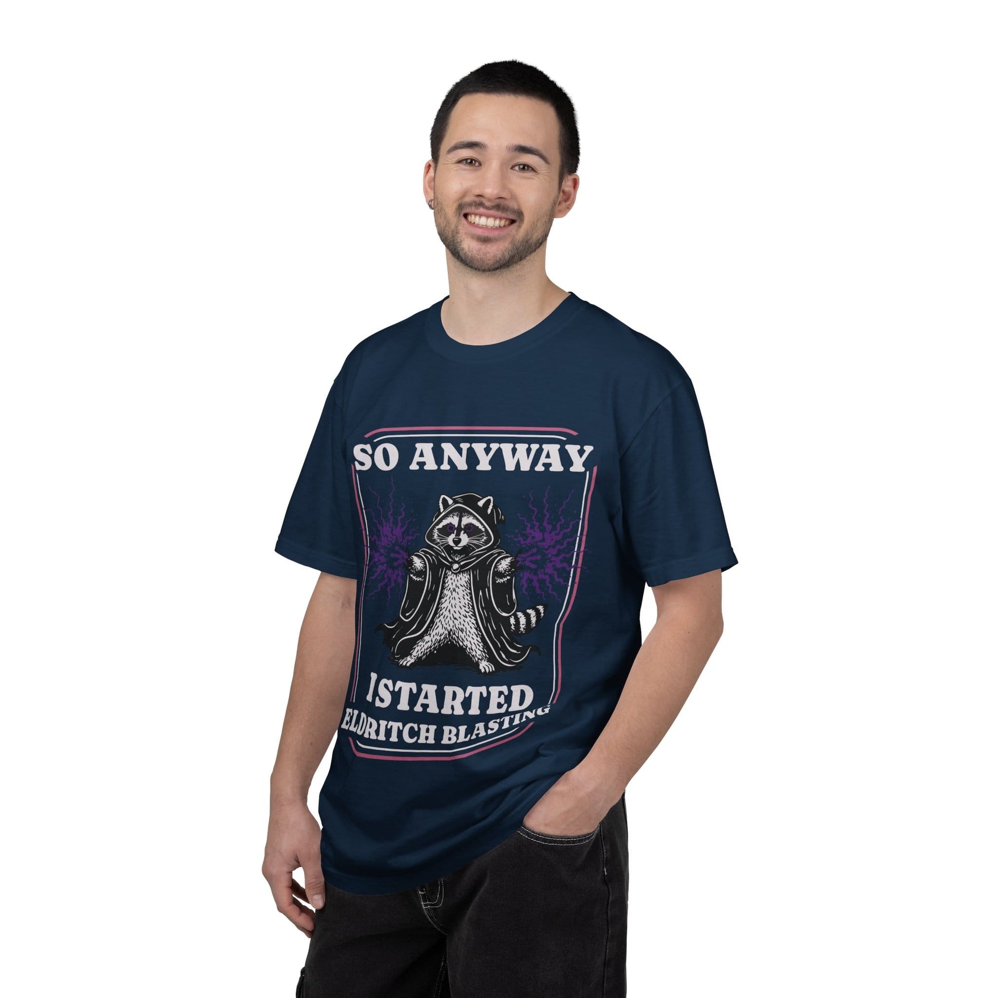 Printify T-Shirt Eldritch Blast Warlock T-Shirt - Comfort Colors