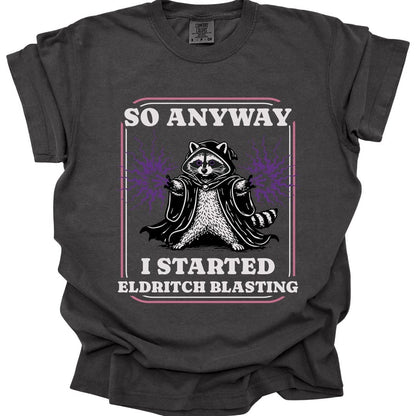 Printify T-Shirt Pepper / S Eldritch Blast Warlock T-Shirt - Comfort Colors