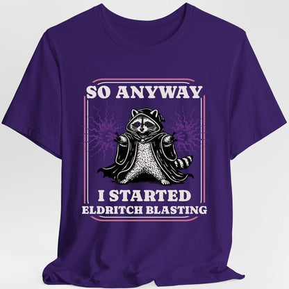 Printify T-Shirt Purple / S Eldritch Blast Warlock T-Shirt