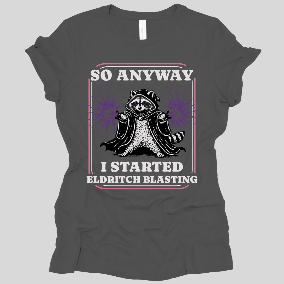 Printify T-Shirt Asphalt / S Eldritch Blast Warlock Women's T-shirt