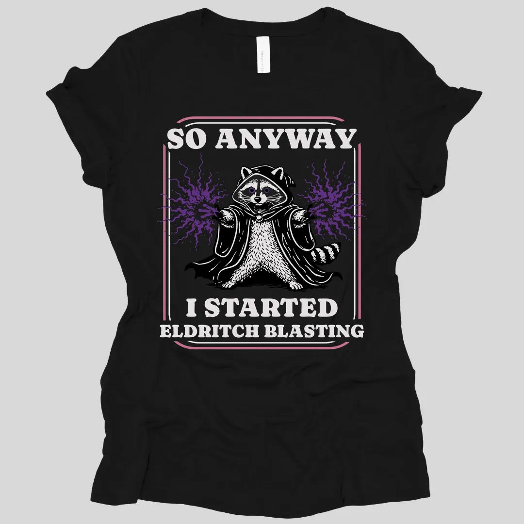 Printify T-Shirt Black / S Eldritch Blast Warlock Women's T-shirt