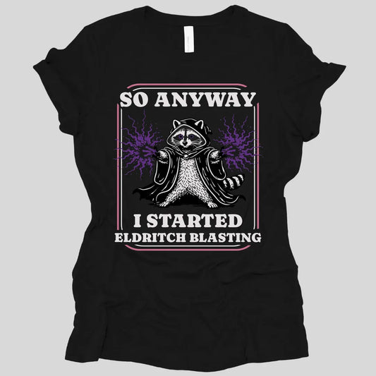 Printify T-Shirt Black / S Eldritch Blast Warlock Women's T-shirt
