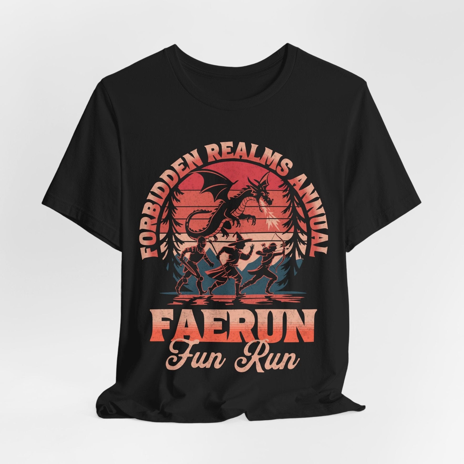 Printify T-Shirt Black / S Faerun Fun Run T-shirt