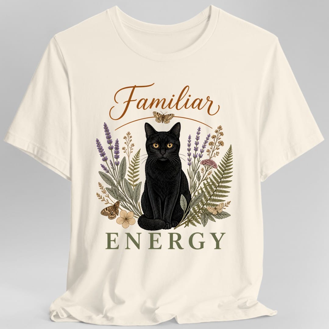 Printify T-Shirt Natural / S Familiar Energy T-Shirt