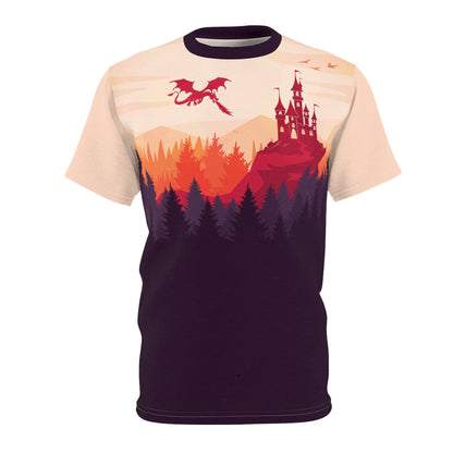 Printify All Over Prints Fantasy Landscape Shirt