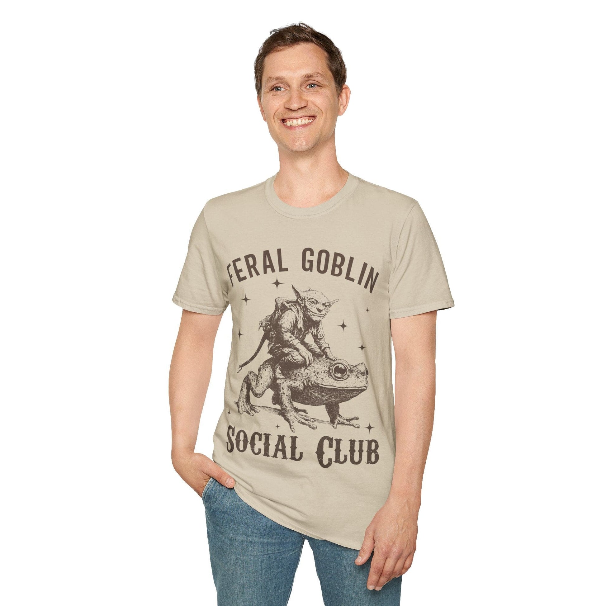 Printify T-Shirt Feral Goblin Social Club T-shirt