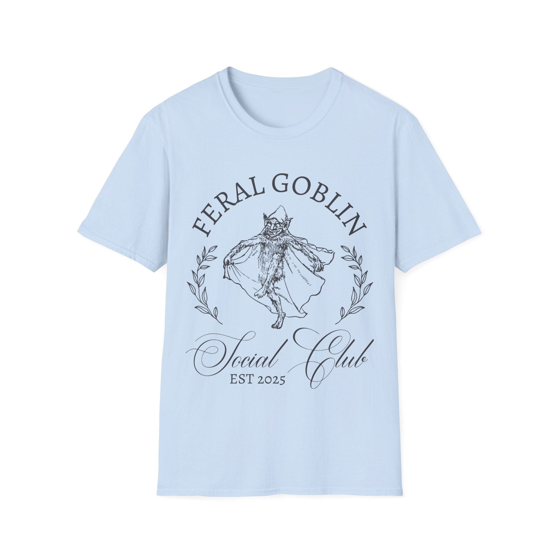 Printify T-Shirt Baby Blue / S Feral Goblin Social Club T-shirt