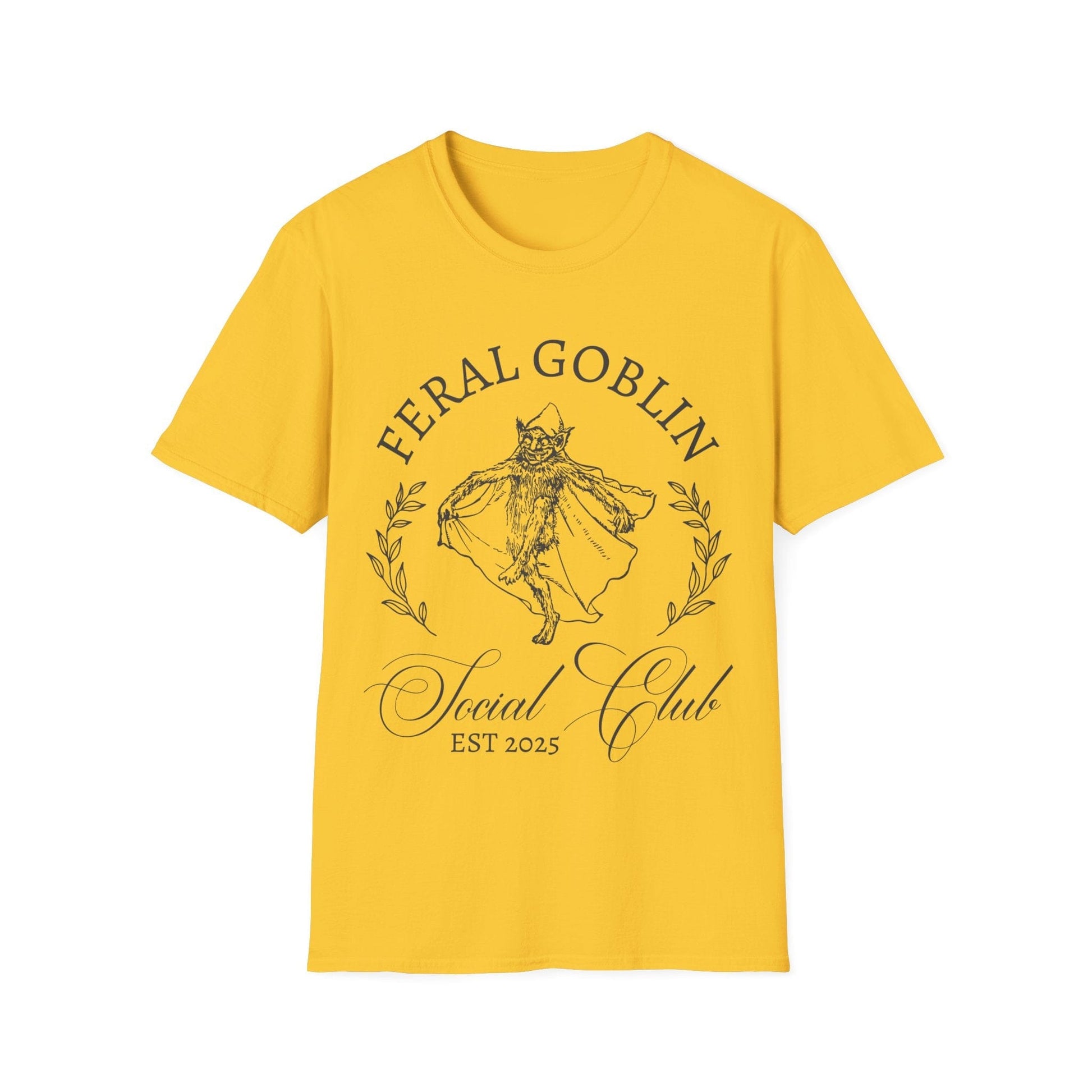 Printify T-Shirt Daisy Yellow / S Feral Goblin Social Club T-shirt