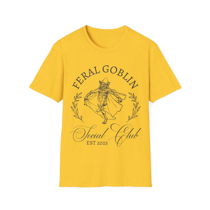 Printify T-Shirt Daisy Yellow / S Feral Goblin Social Club T-shirt
