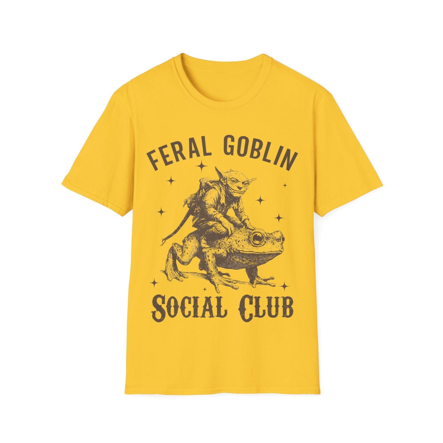 Printify T-Shirt Daisy Yellow / S Feral Goblin Social Club T-shirt