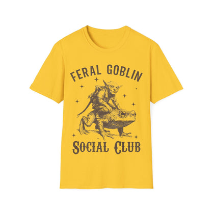 Printify T-Shirt Daisy Yellow / S Feral Goblin Social Club T-shirt