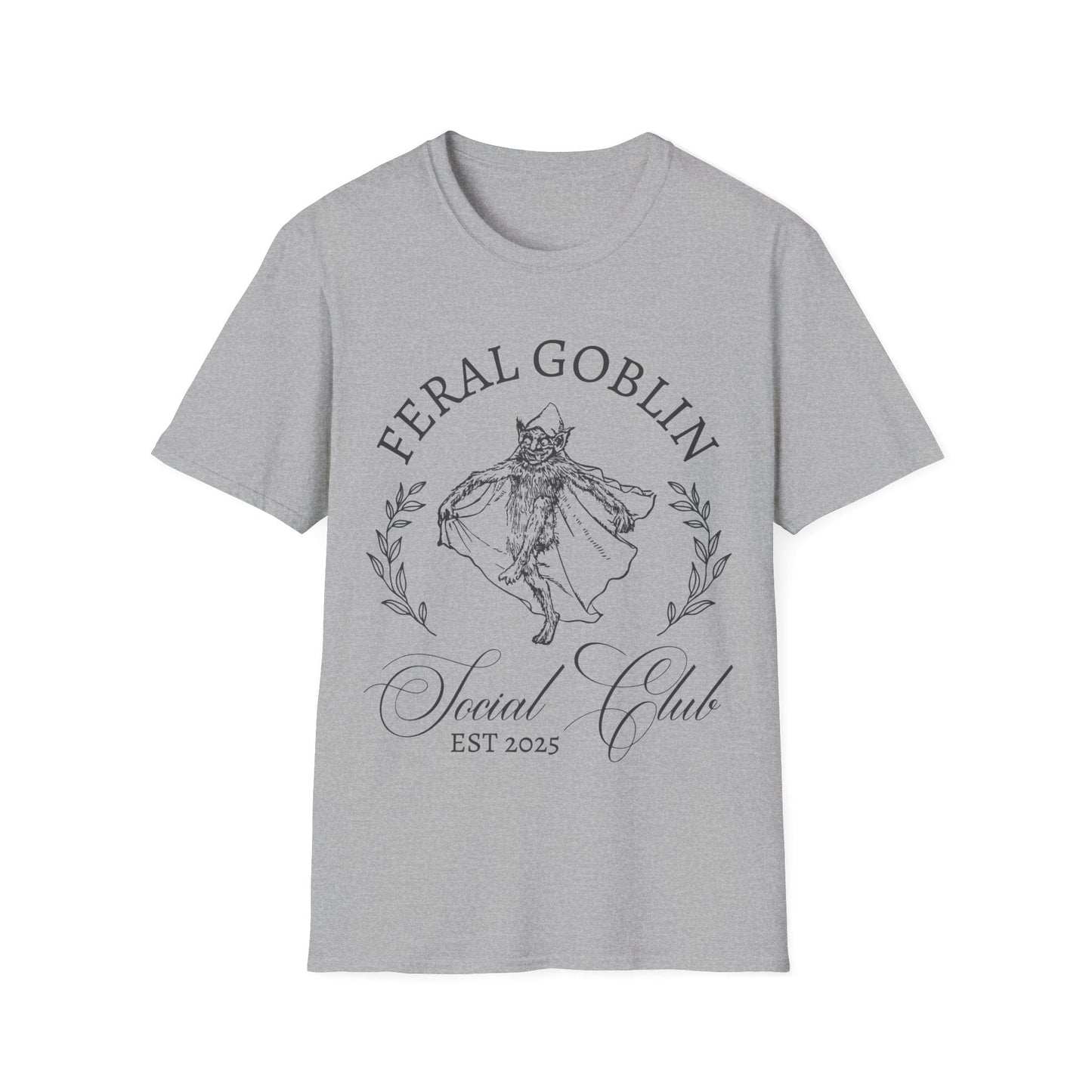Printify T-Shirt Heather Grey / S Feral Goblin Social Club T-shirt
