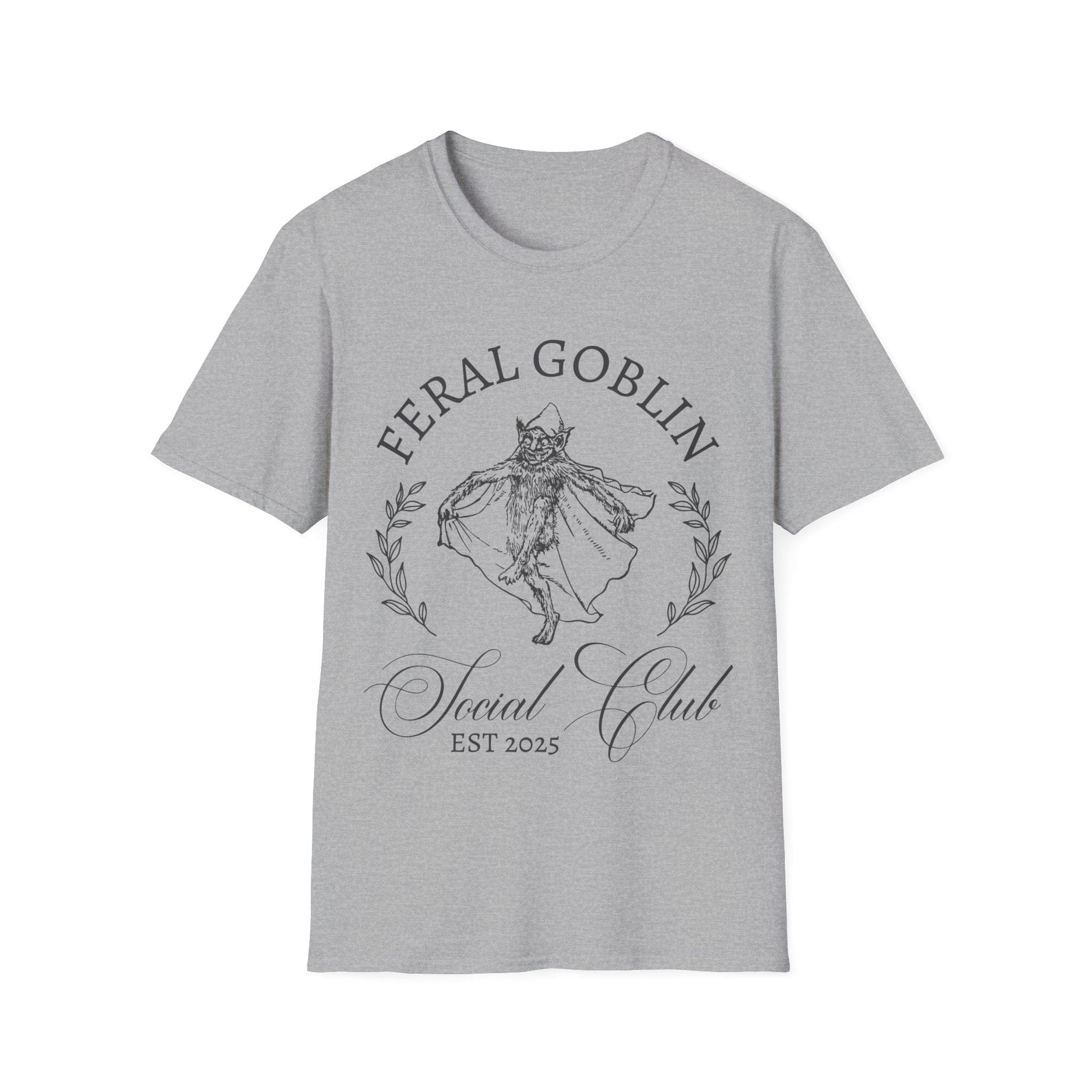 Printify T-Shirt Heather Grey / S Feral Goblin Social Club T-shirt
