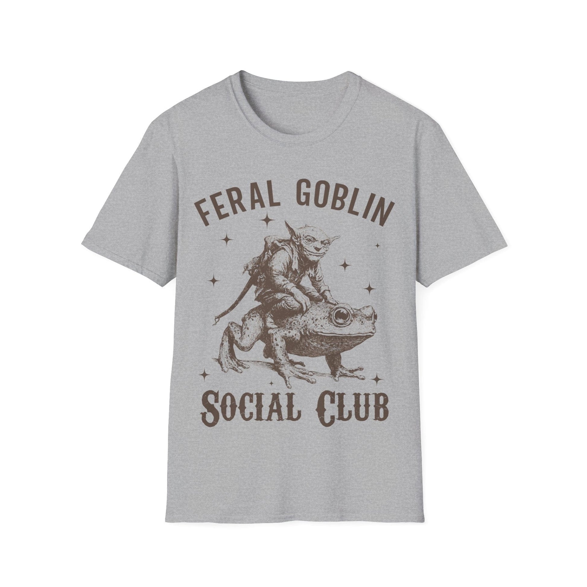 Printify T-Shirt Heather Grey / S Feral Goblin Social Club T-shirt
