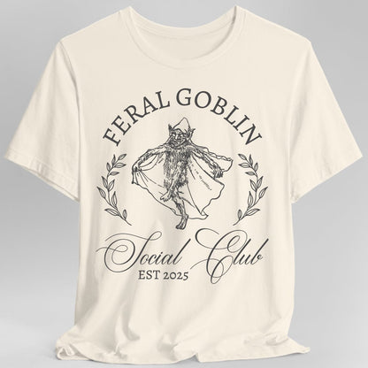 Printify T-Shirt Natural / S Feral Goblin Social Club T-shirt