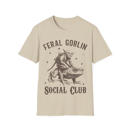 Printify T-Shirt Sand / S Feral Goblin Social Club T-shirt
