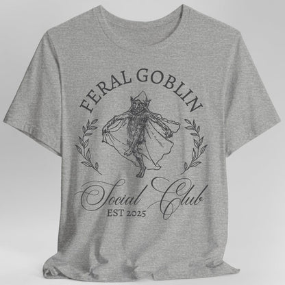 Printify T-Shirt Sport Grey / S Feral Goblin Social Club T-shirt