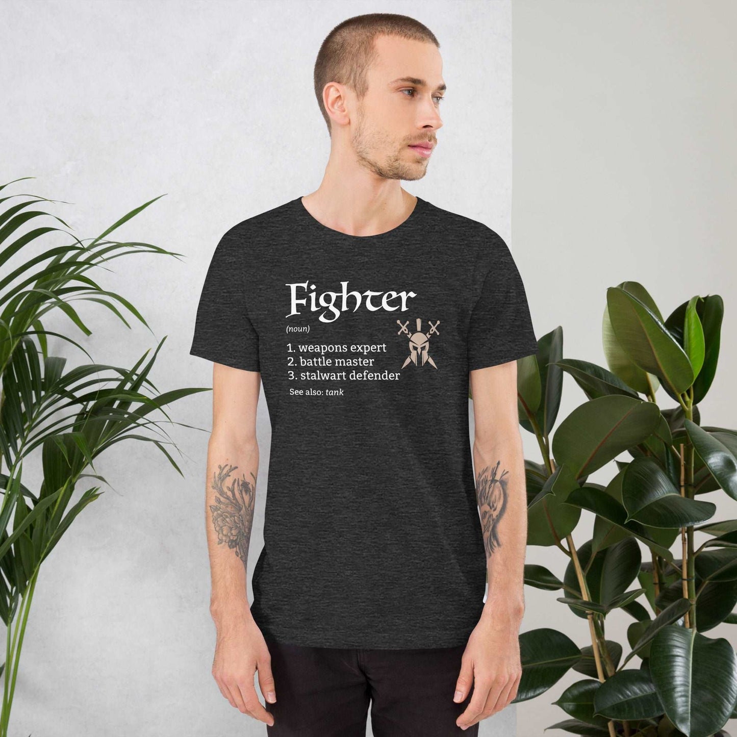 Printify T-Shirt Fighter Class Definition T-Shirt