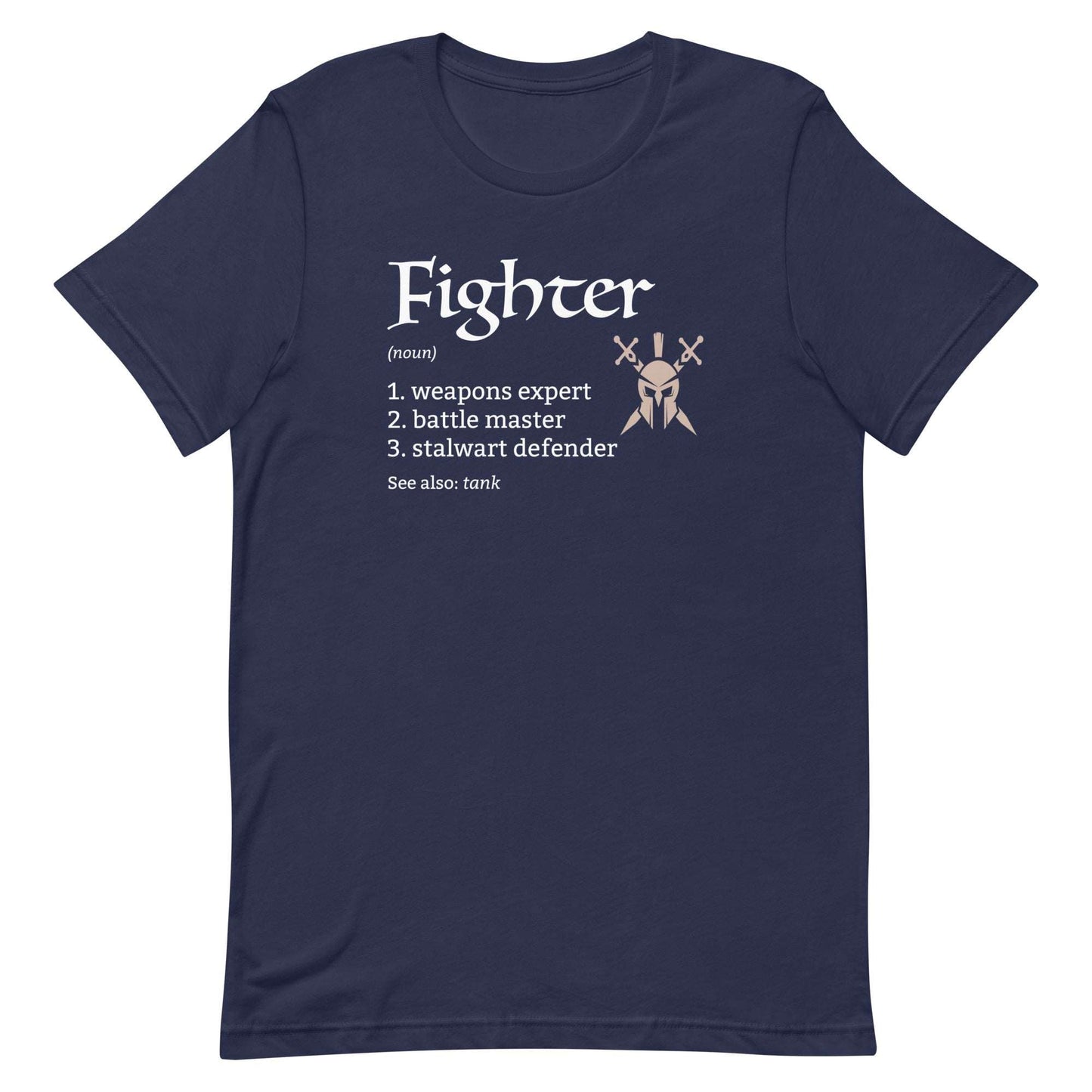 Printify T-Shirt Navy / S Fighter Class Definition T-Shirt