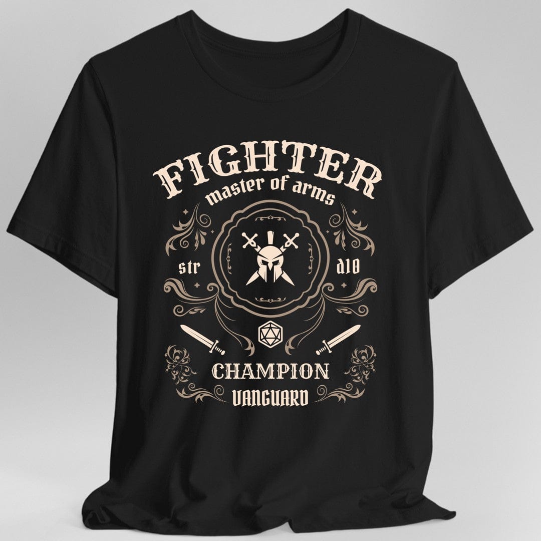 Printify T-Shirt Black / S Fighter Class Vintage Label T-Shirt