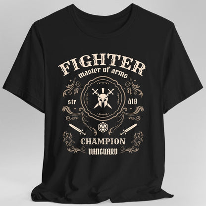 Printify T-Shirt Black / S Fighter Class Vintage Label T-Shirt