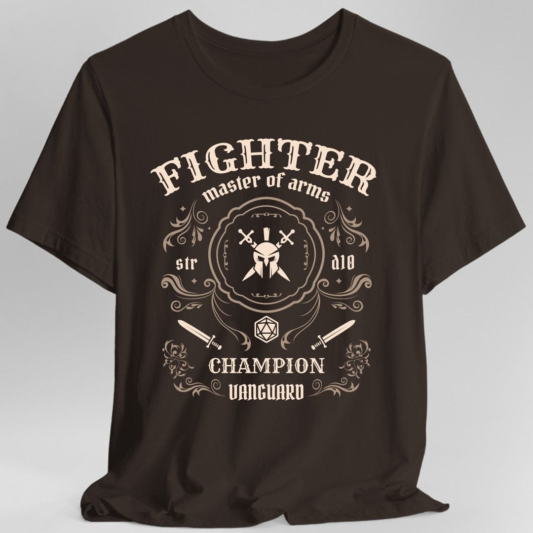 Printify T-Shirt Dark Chocolate / S Fighter Class Vintage Label T-Shirt