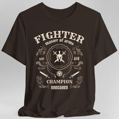 Printify T-Shirt Dark Chocolate / S Fighter Class Vintage Label T-Shirt