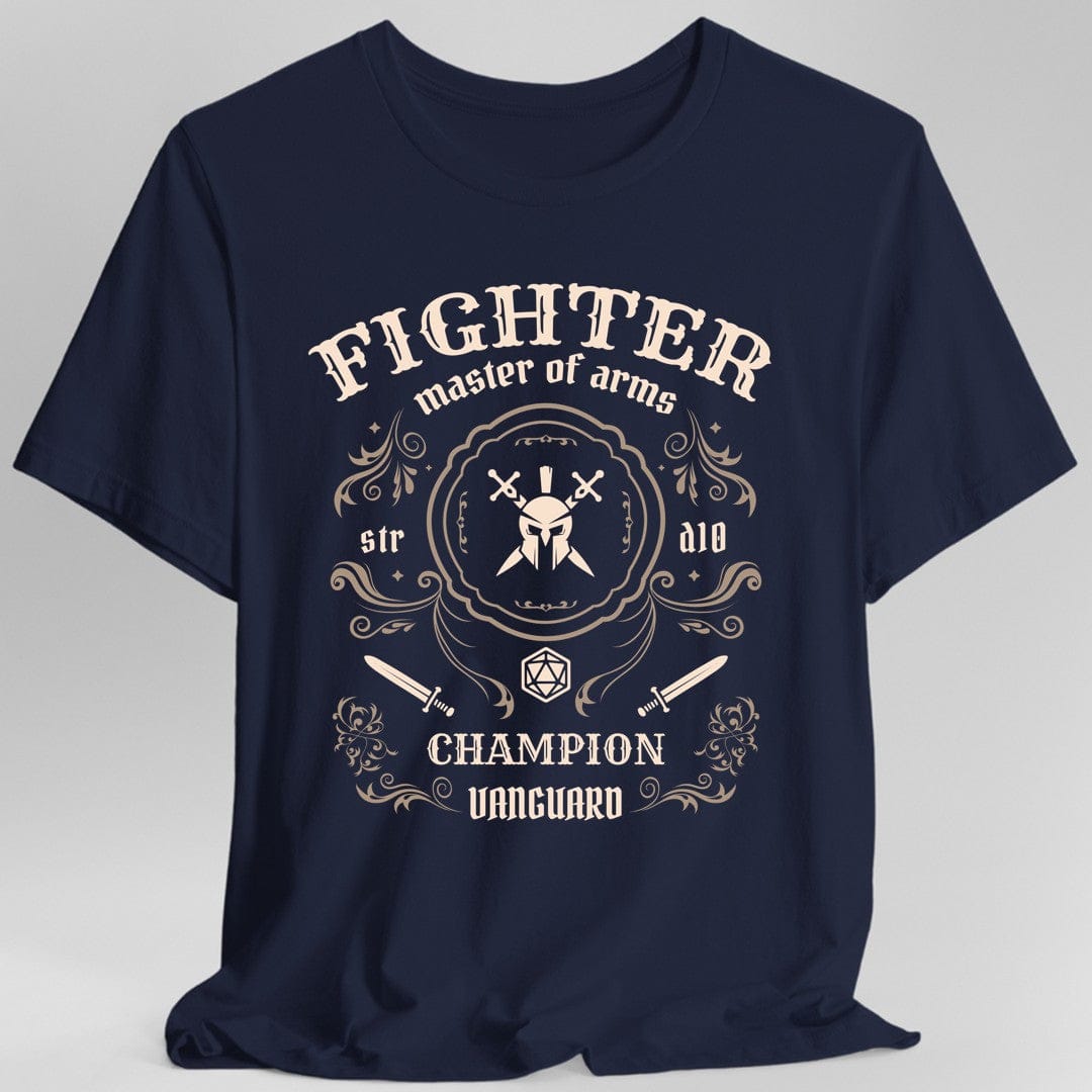 Printify T-Shirt Navy / S Fighter Class Vintage Label T-Shirt