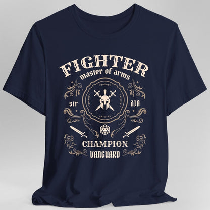 Printify T-Shirt Navy / S Fighter Class Vintage Label T-Shirt