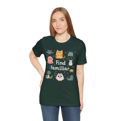 Printify T-Shirt Find Familiar Spell Shirt