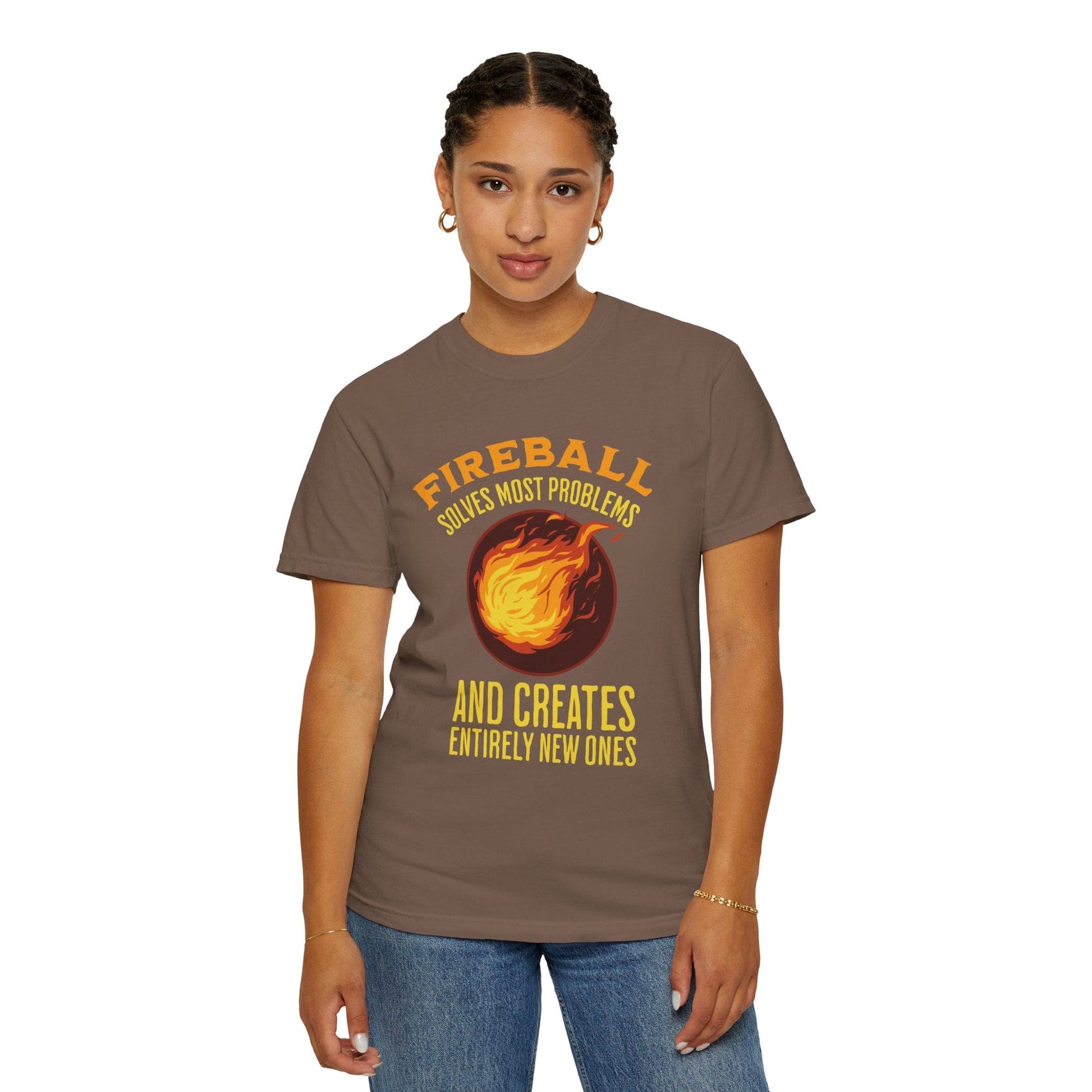 Printify T-Shirt Fireball D&D T-Shirt