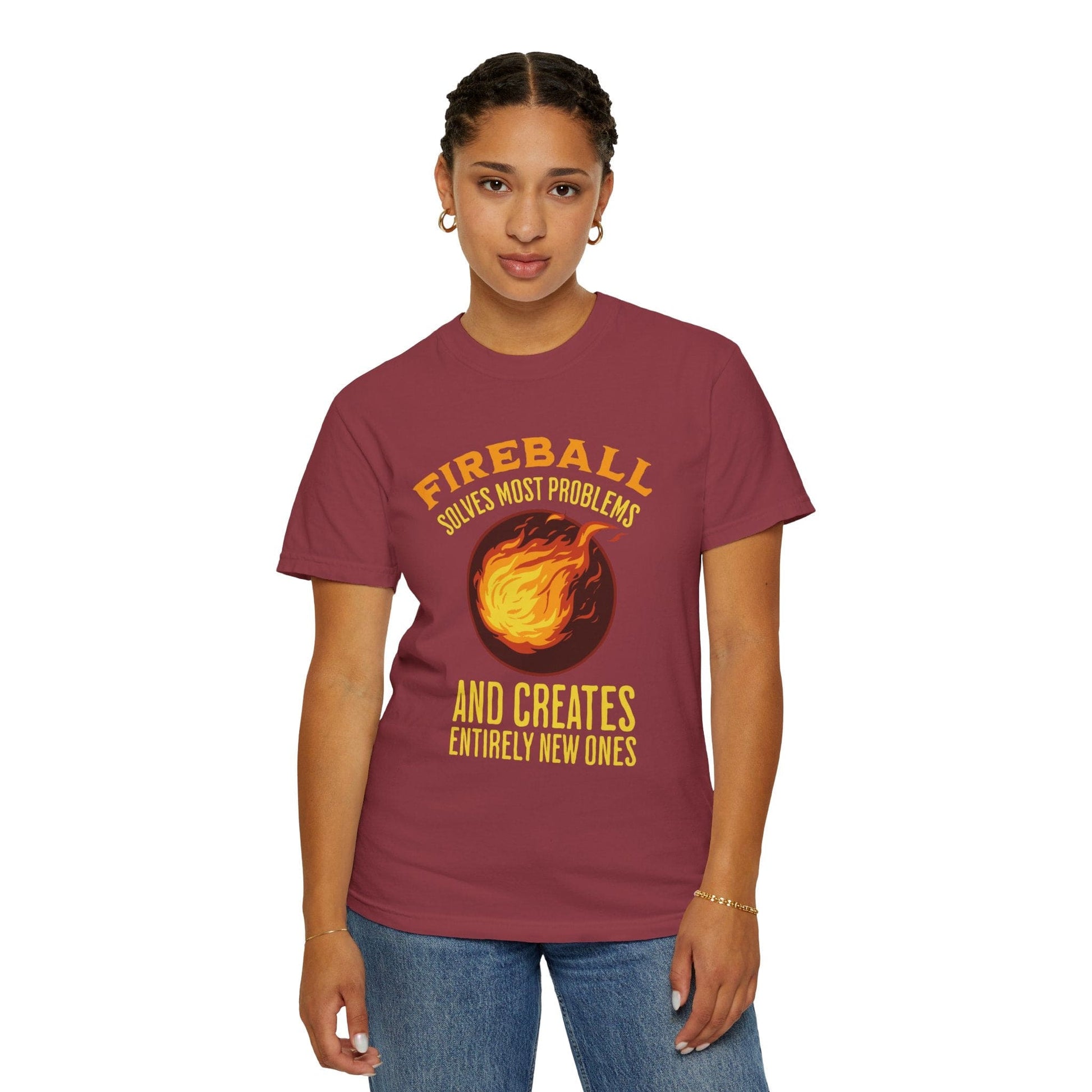 Printify T-Shirt Fireball D&D T-Shirt