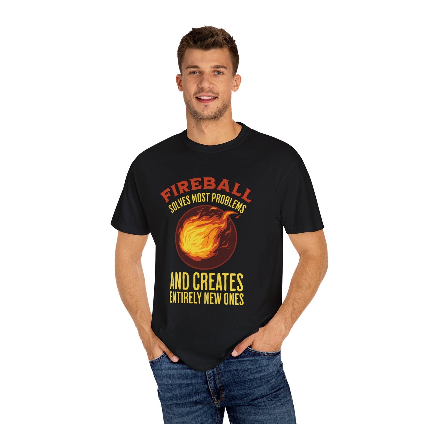Printify T-Shirt Fireball D&D T-Shirt