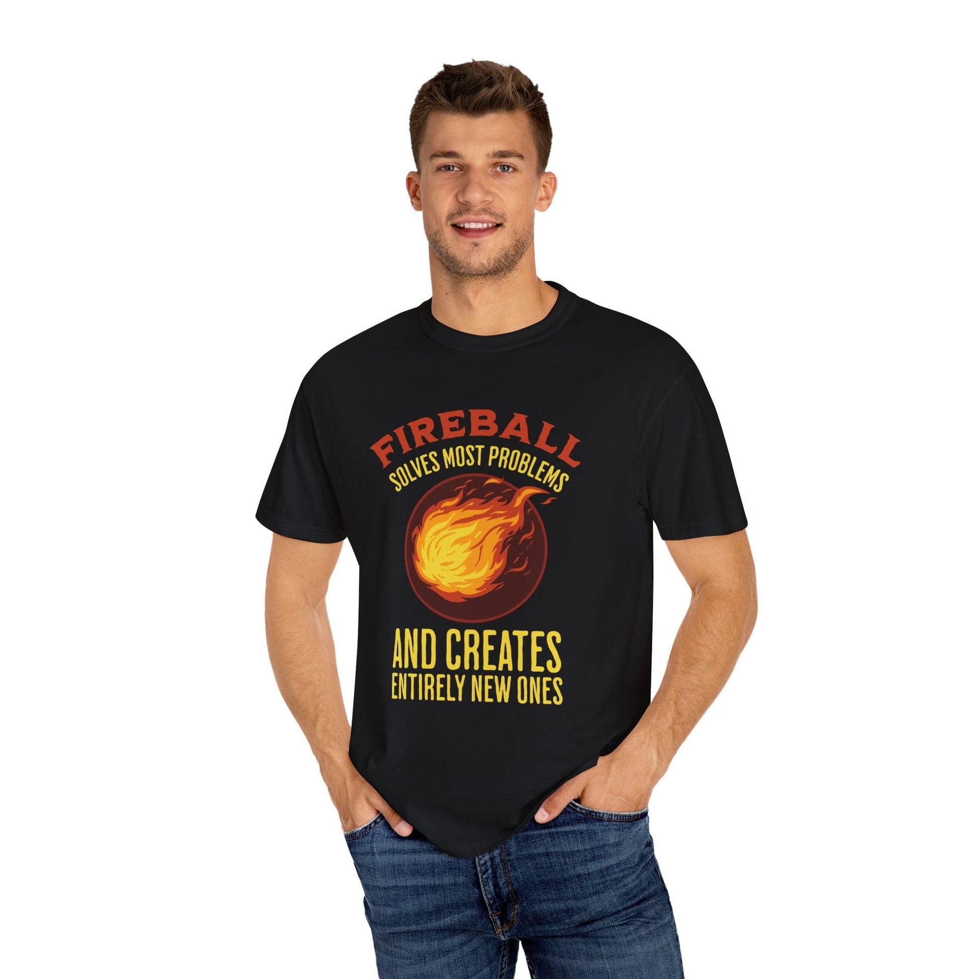 Printify T-Shirt Fireball D&D T-Shirt