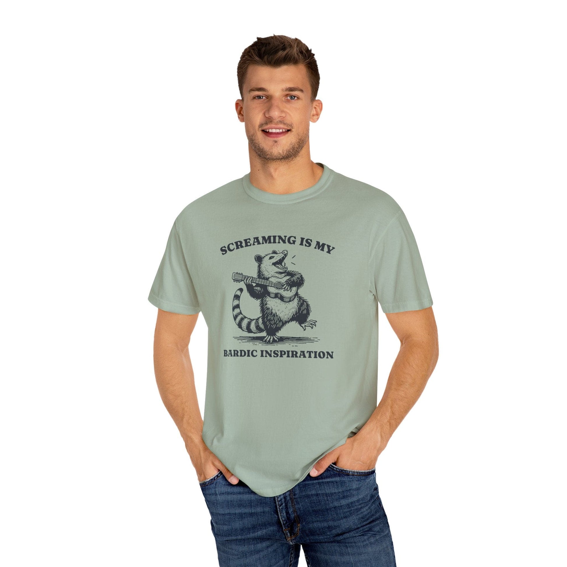 Printify T-Shirt Funny Bard D&D T-Shirt - Comfort Colors