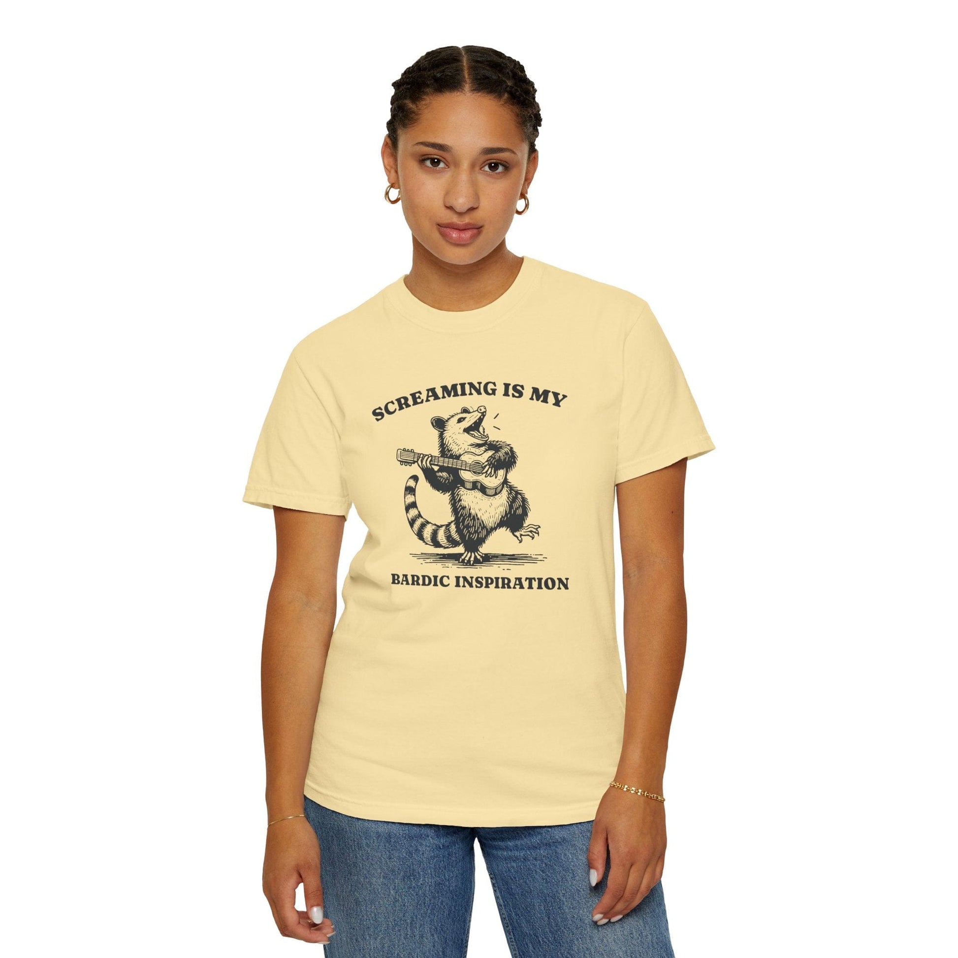 Printify T-Shirt Funny Bard D&D T-Shirt - Comfort Colors